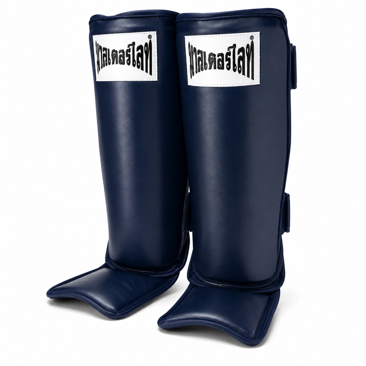 Thaismai Muay Thai Shin Guard - Leather (Black)