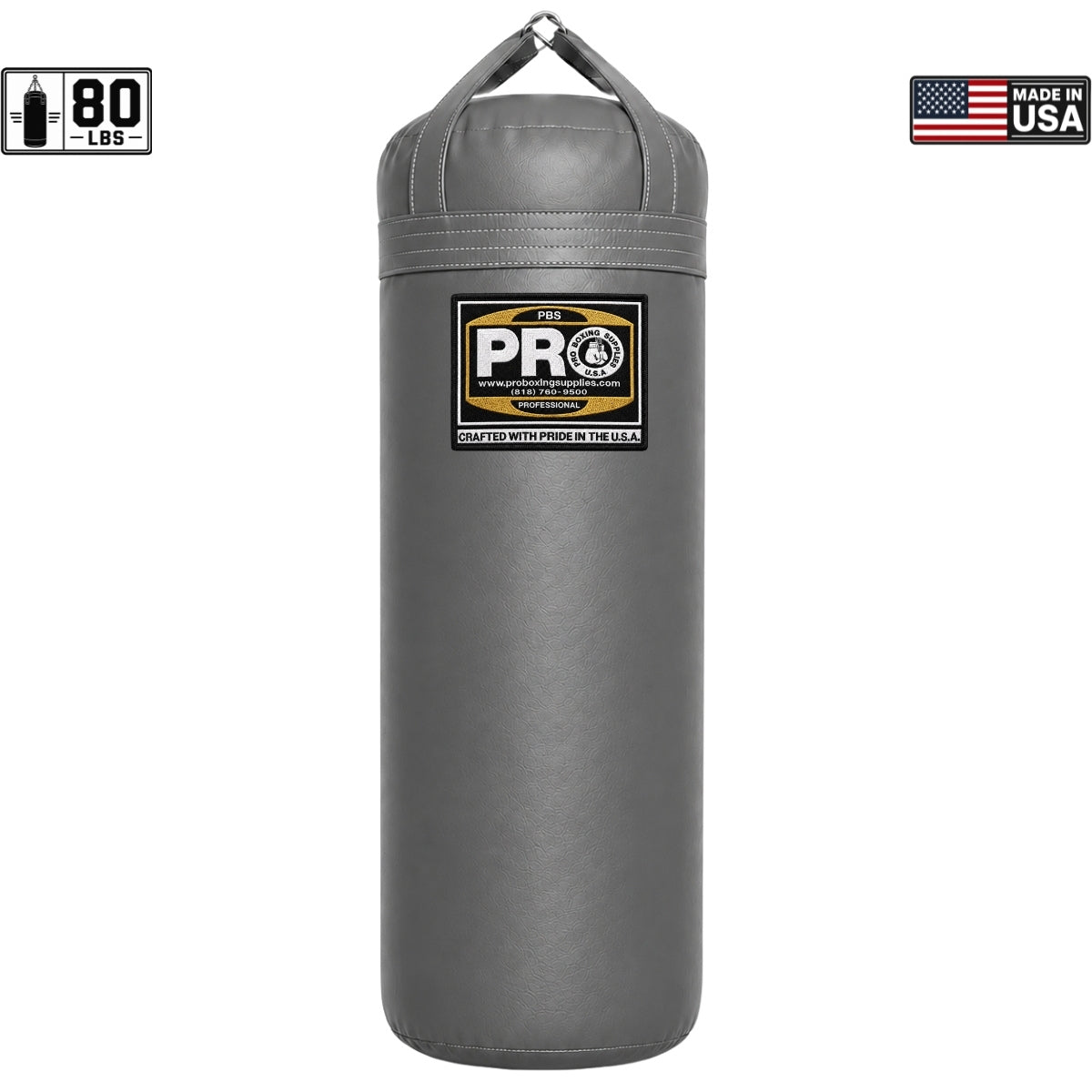 ProBoxing® 80 LBS Heavy Punching Bag - Blue