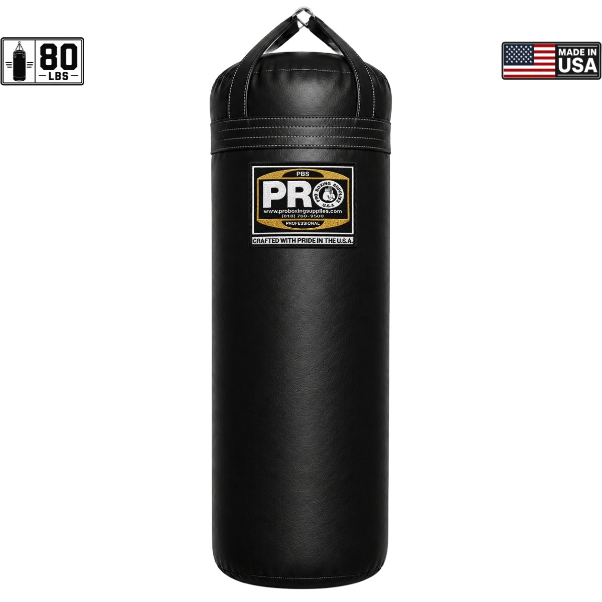 ProBoxing® 80 LBS Heavy Punching Bag - Blue