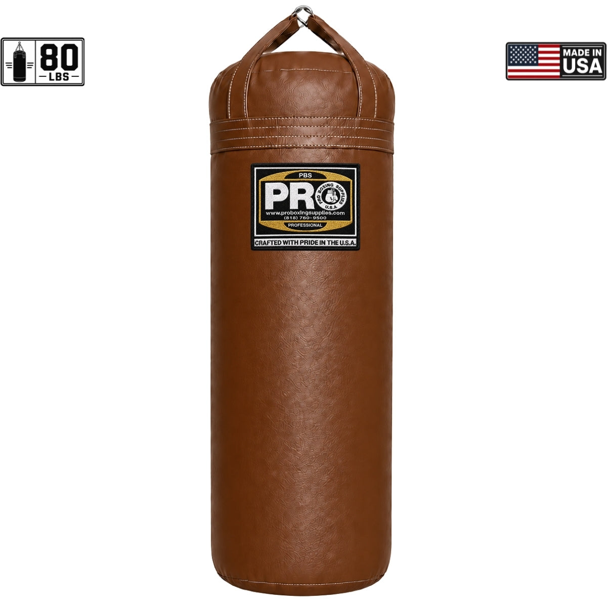 ProBoxing® 80 LBS Heavy Punching Bag - Yellow