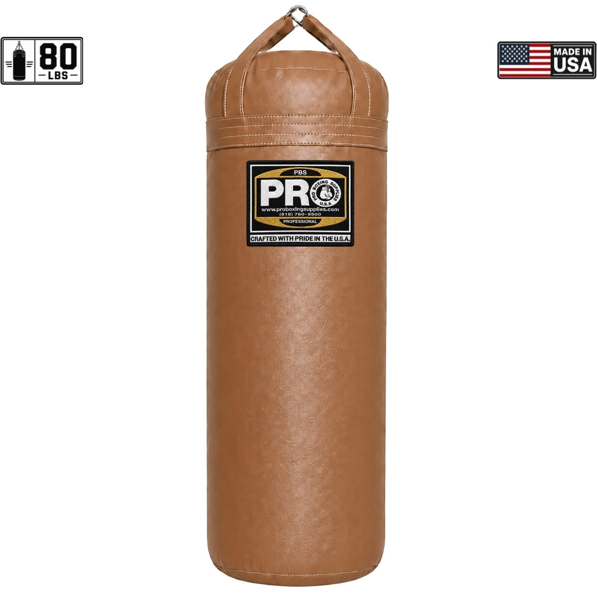ProBoxing® 80 LBS Heavy Punching Bag - Yellow