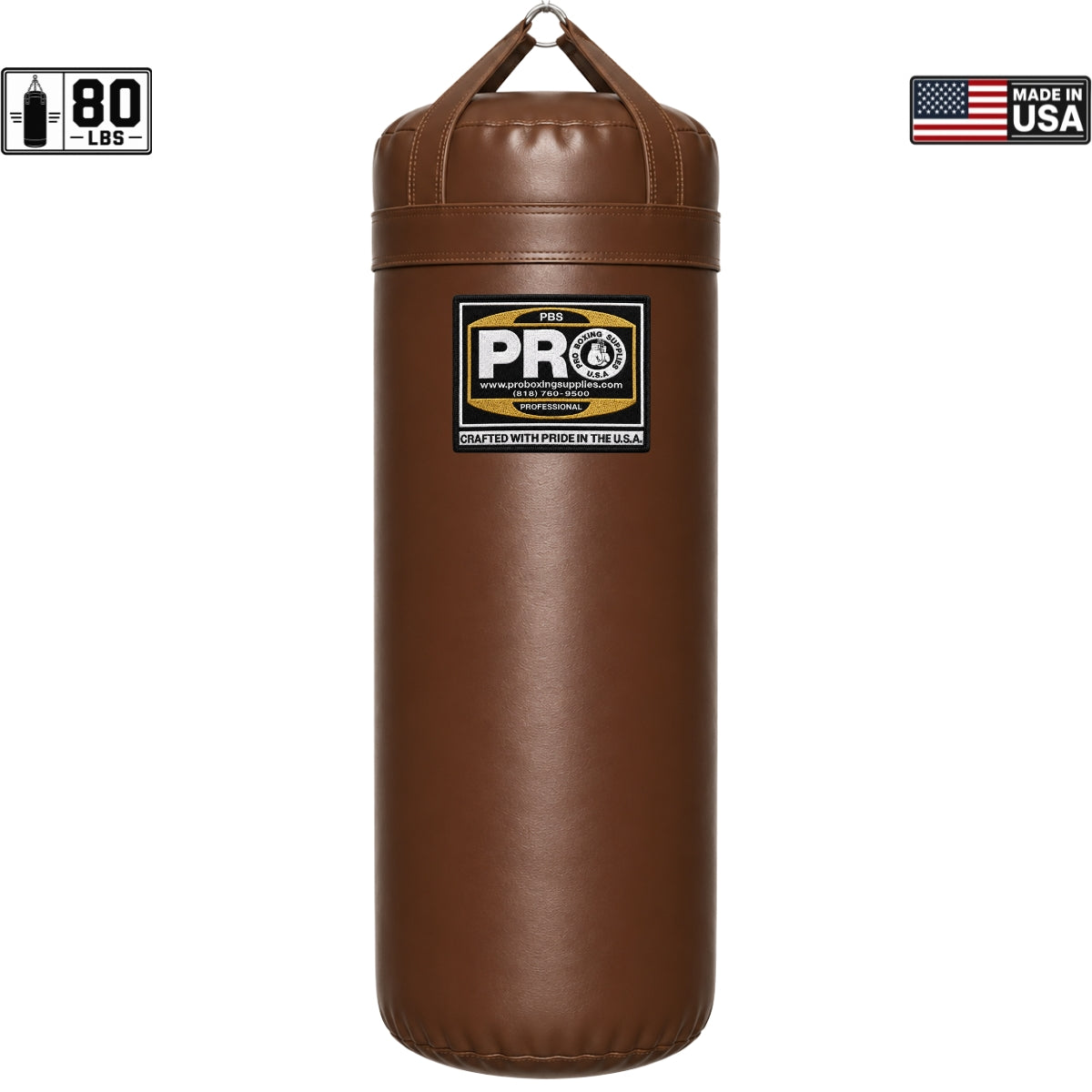 ProBoxing® 80 LBS Heavy Punching Bag - Yellow