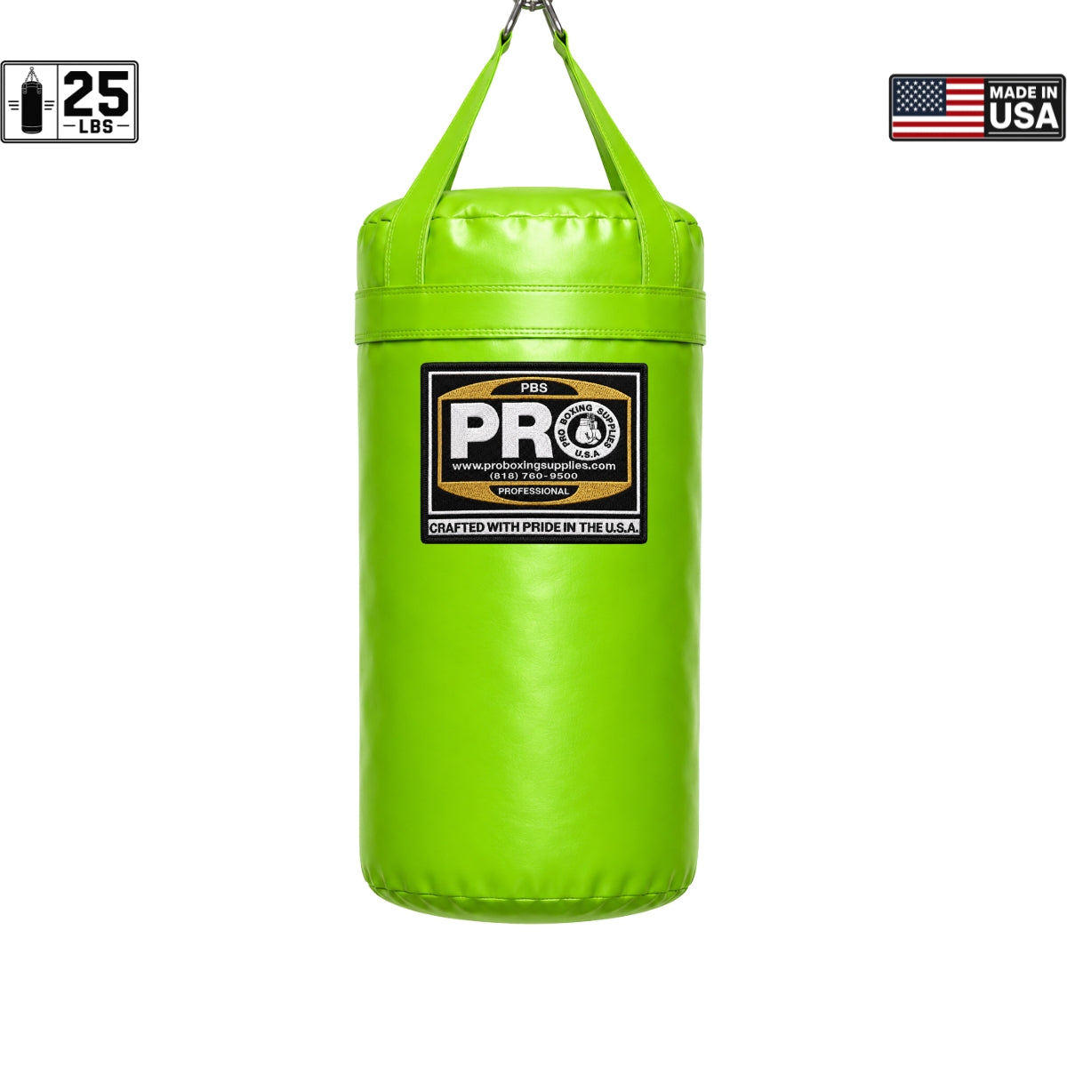 ProBoxing® 25 LBS Heavy Punching Bag - Grey