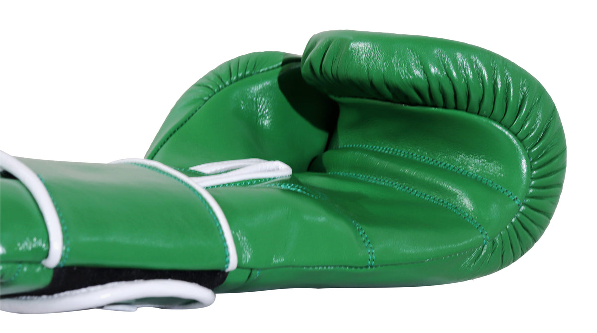 (NEW) Casanova® Boxing Professional Hook & Loop Boxing Gloves - Green