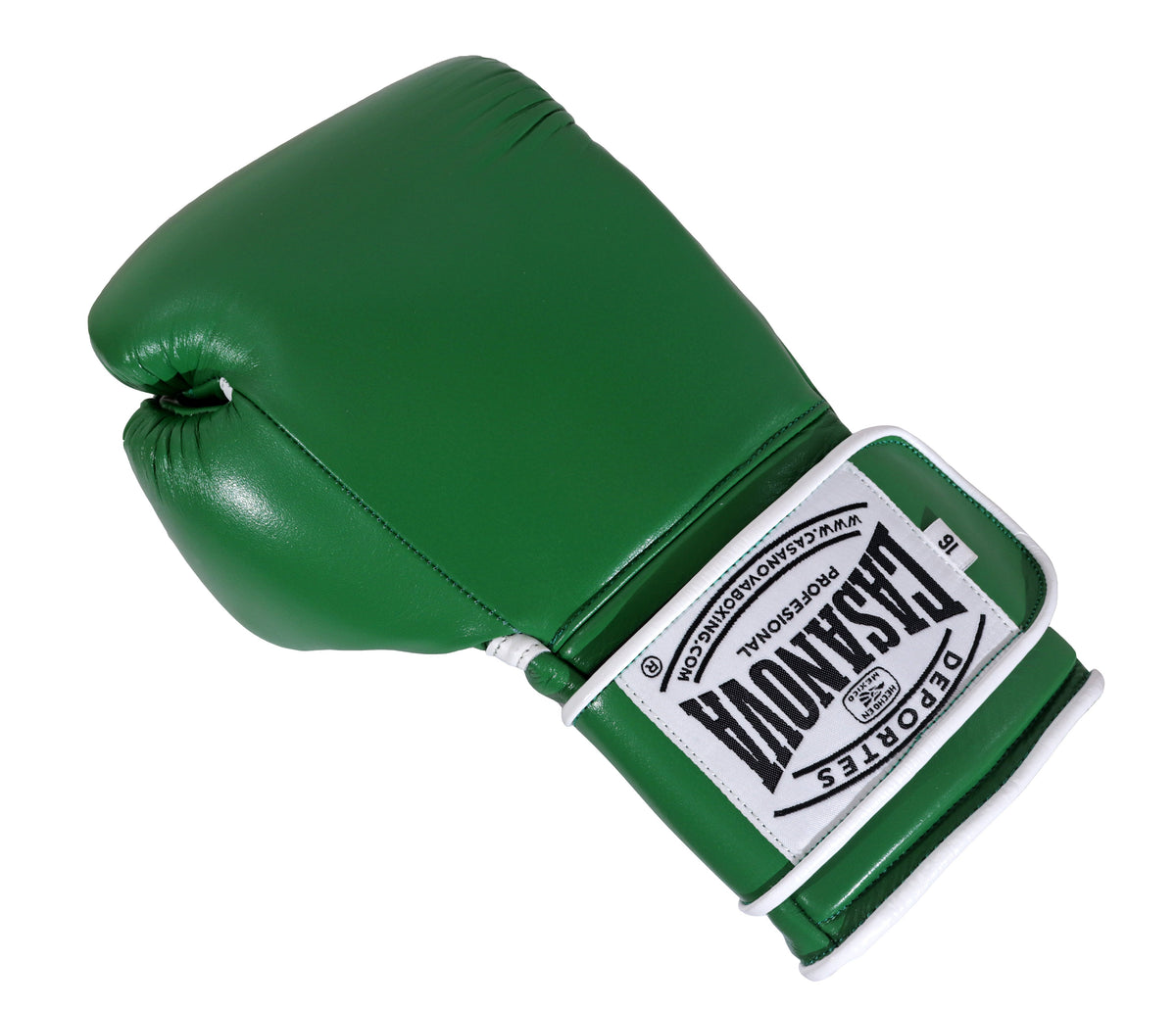 (NEW) Casanova® Boxing Professional Hook & Loop Boxing Gloves - Green