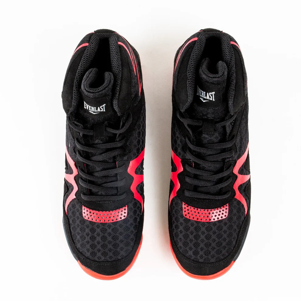 Everlast PIVT Low Top Boxing Shoes - Black & Red