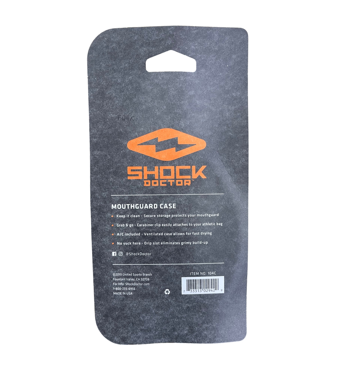 Shock Doctor - Mouthguard Case - Blue & Black