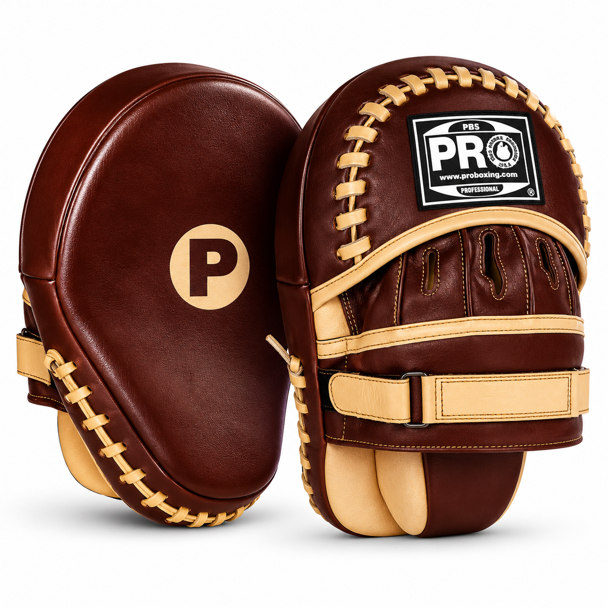ProBoxing® Ultimate Leather Focus Mitts - Brown