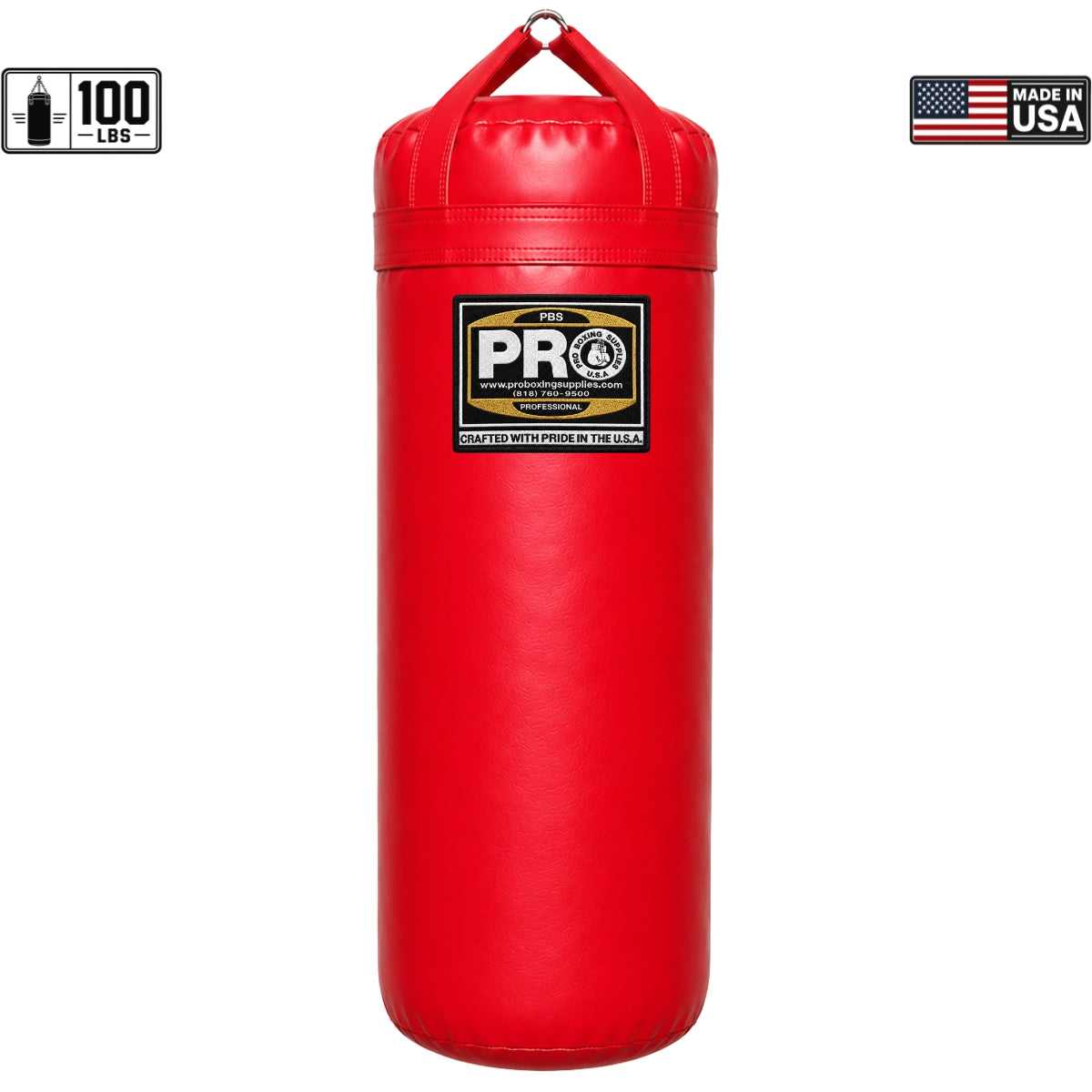 ProBoxing® 100 LBS Heavy Punching Bag - Blue
