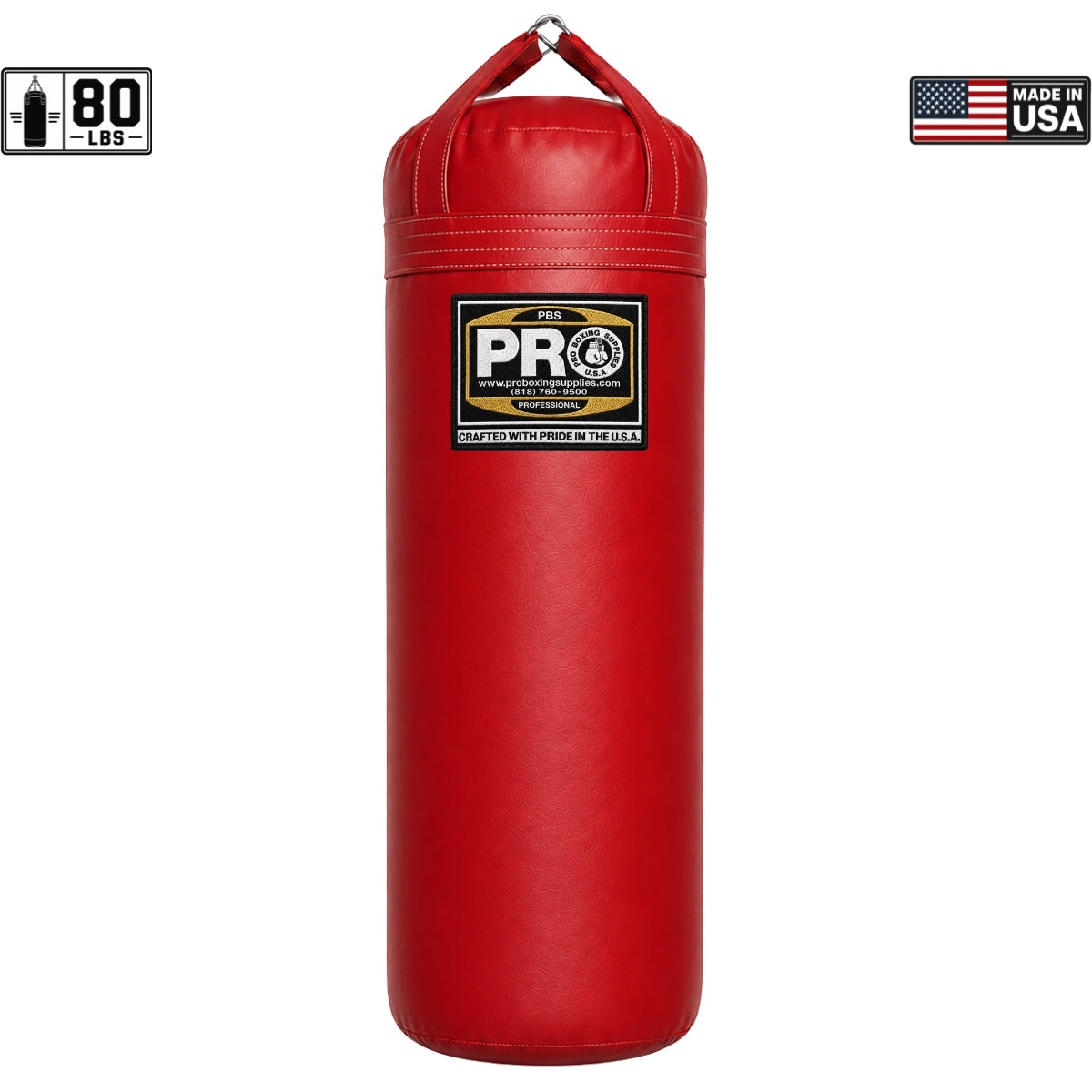 ProBoxing® 80 LBS Heavy Punching Bag - Pink