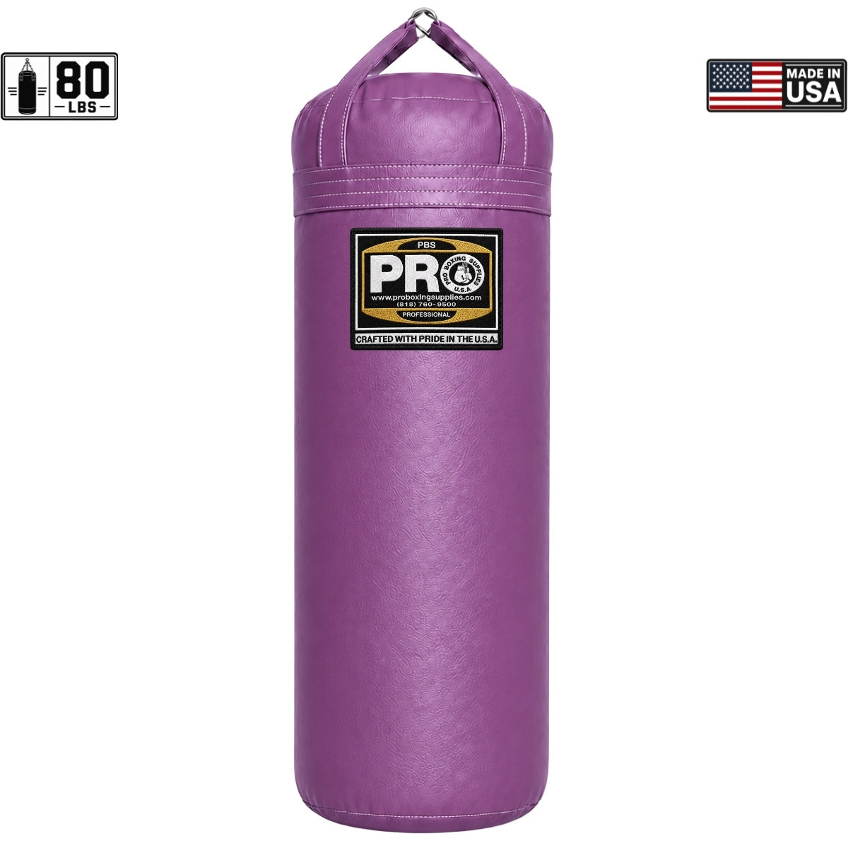 ProBoxing® 80 LBS Heavy Punching Bag - Blue