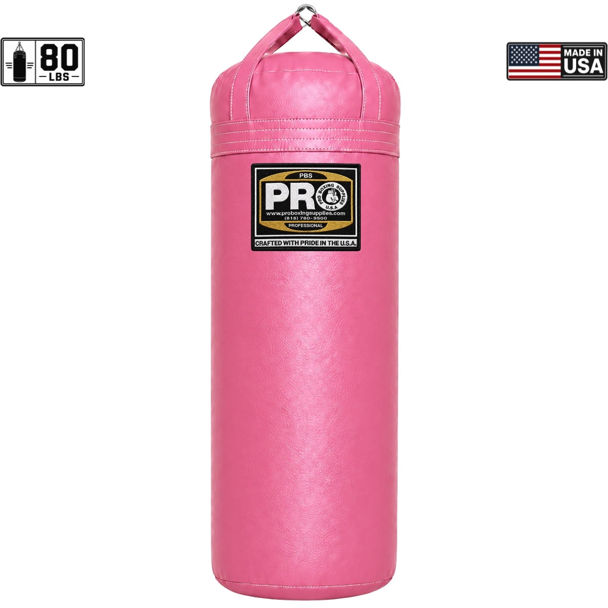 ProBoxing® 80 LBS Heavy Punching Bag - Yellow