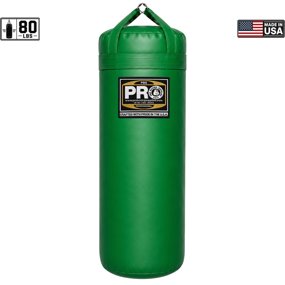 ProBoxing® 80 LBS Heavy Punching Bag - Brown
