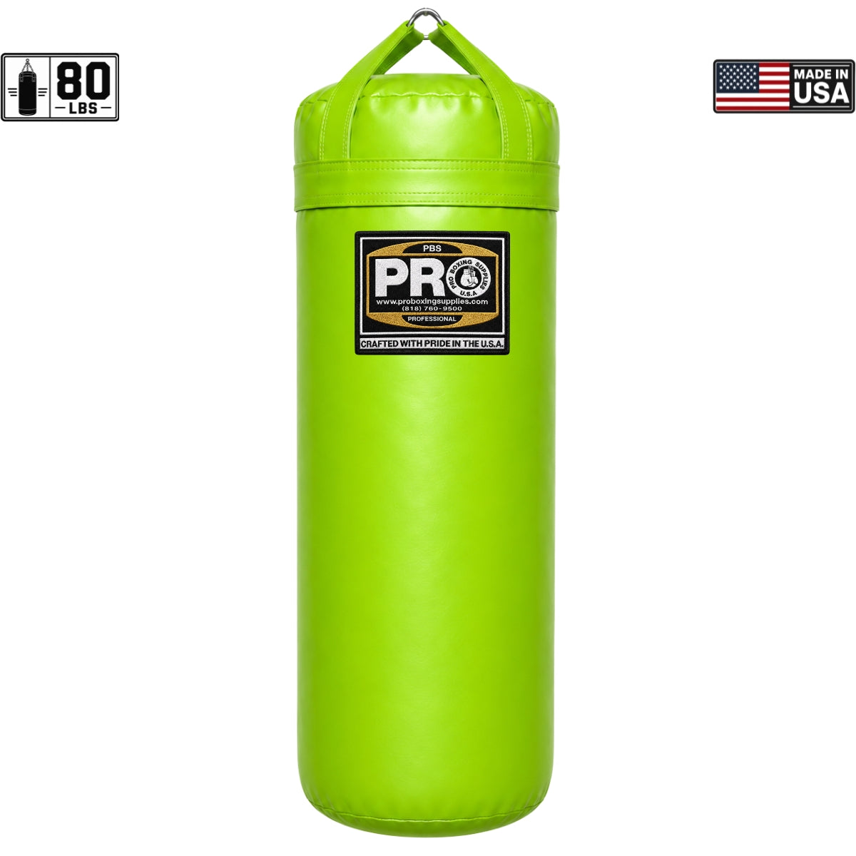 ProBoxing® 80 LBS Heavy Punching Bag - Brown
