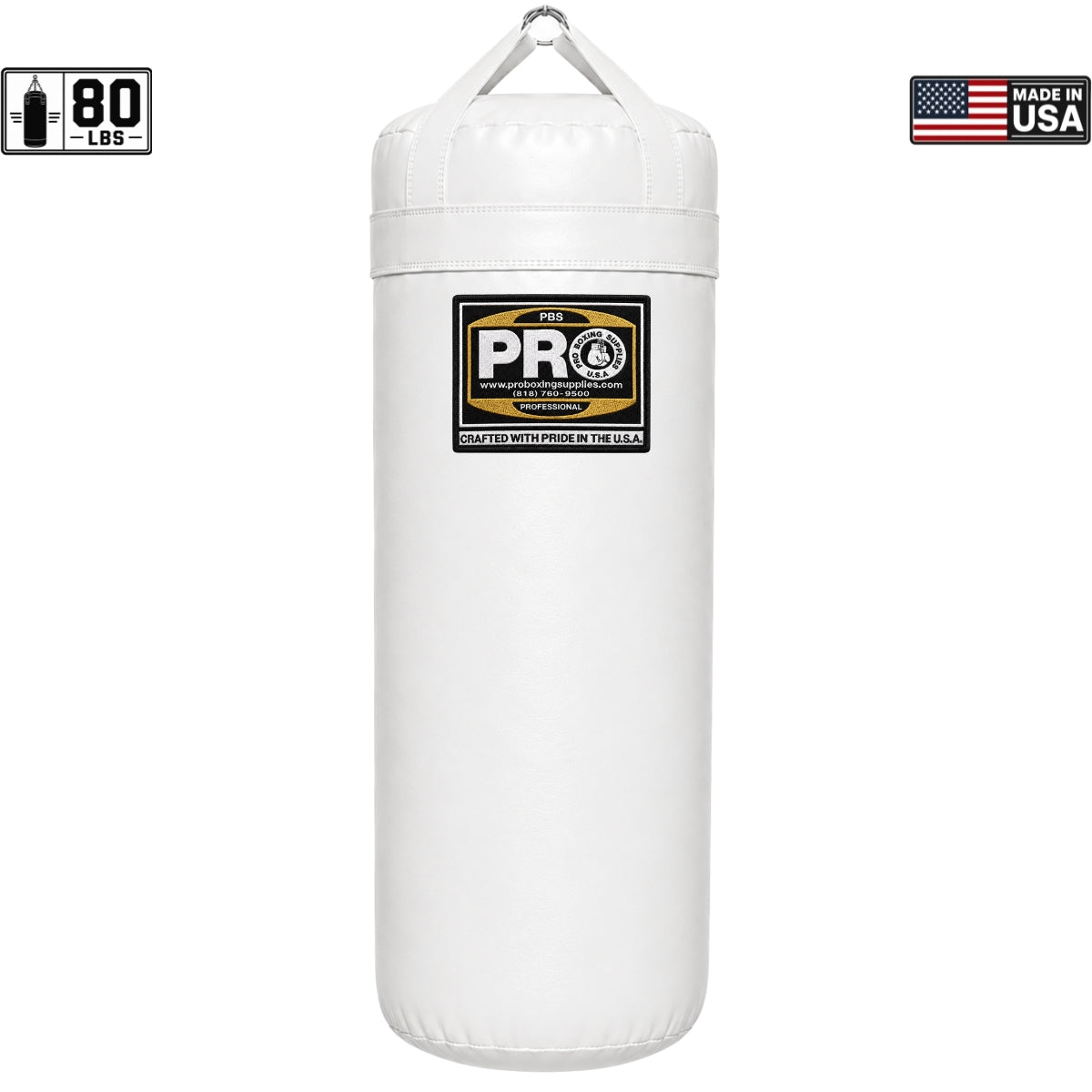ProBoxing® 80 LBS Heavy Punching Bag - Brown