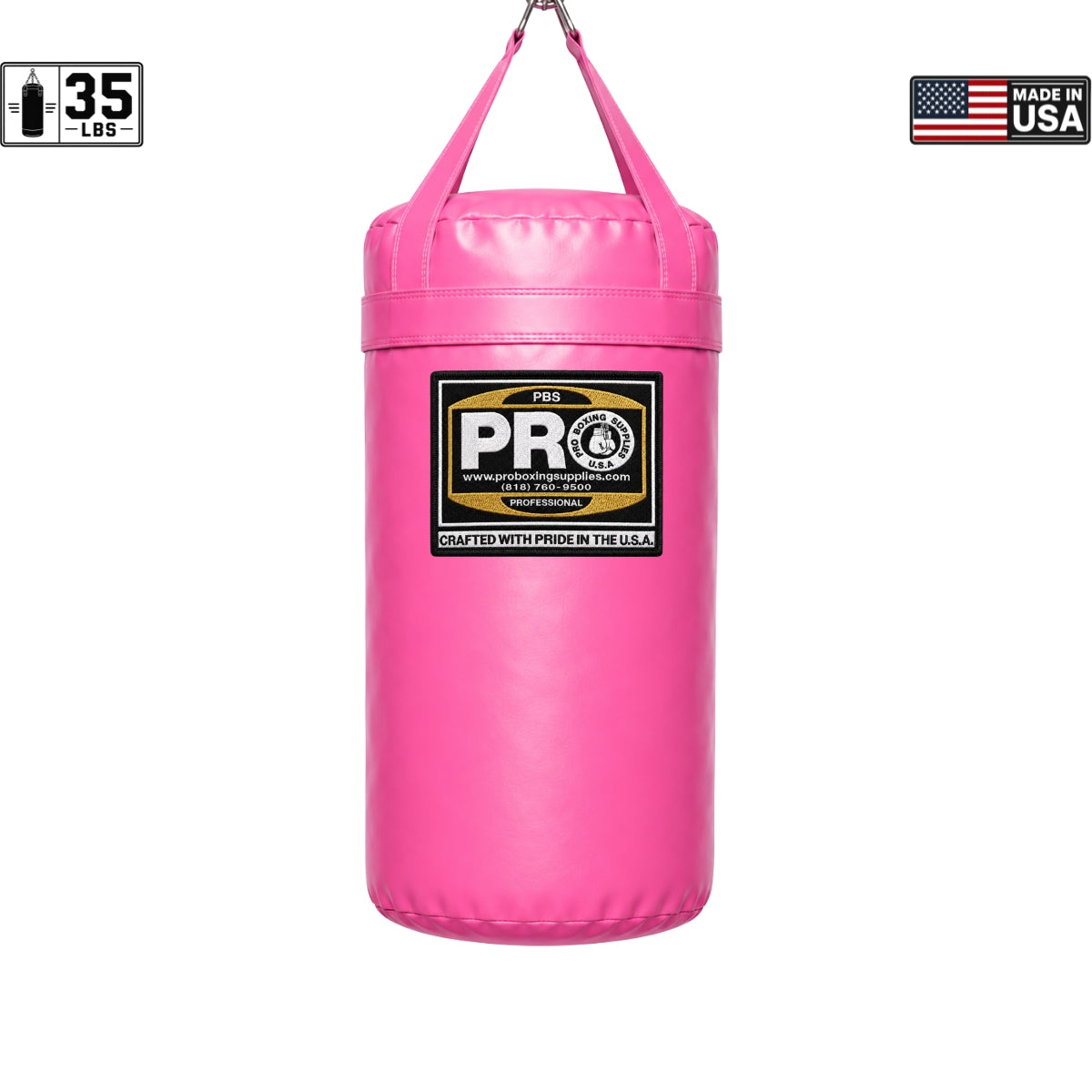 ProBoxing® 35 LBS Heavy Punching Bag - Blue