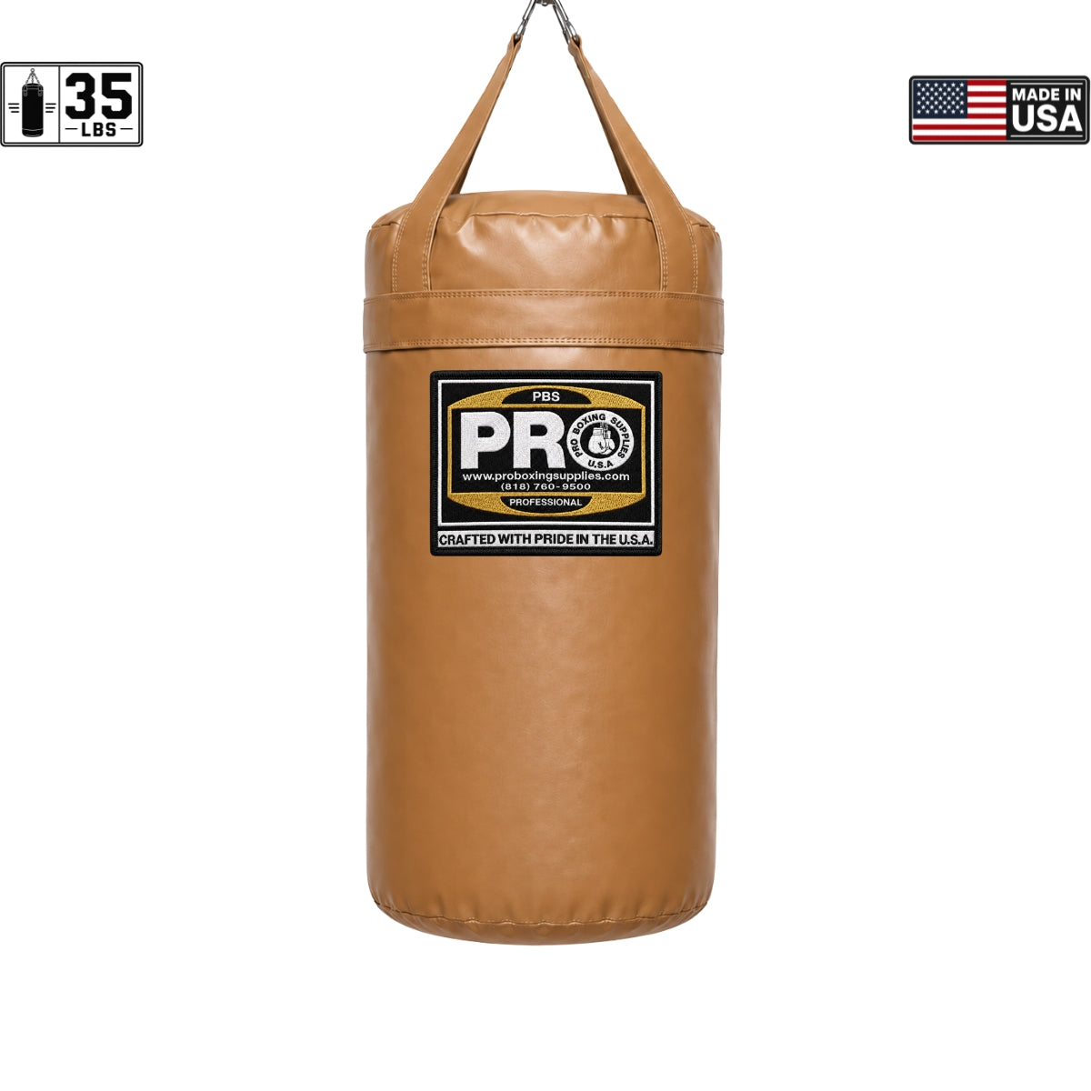 ProBoxing® 35 LBS Heavy Punching Bag - Blue