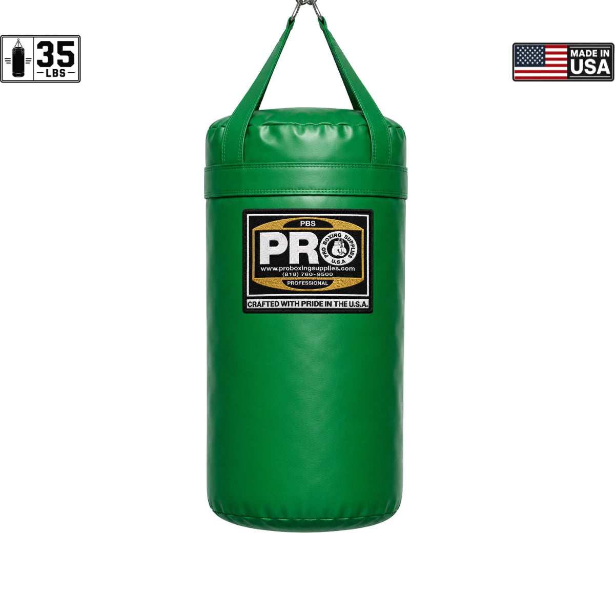 ProBoxing® 35 LBS Heavy Punching Bag - Blue