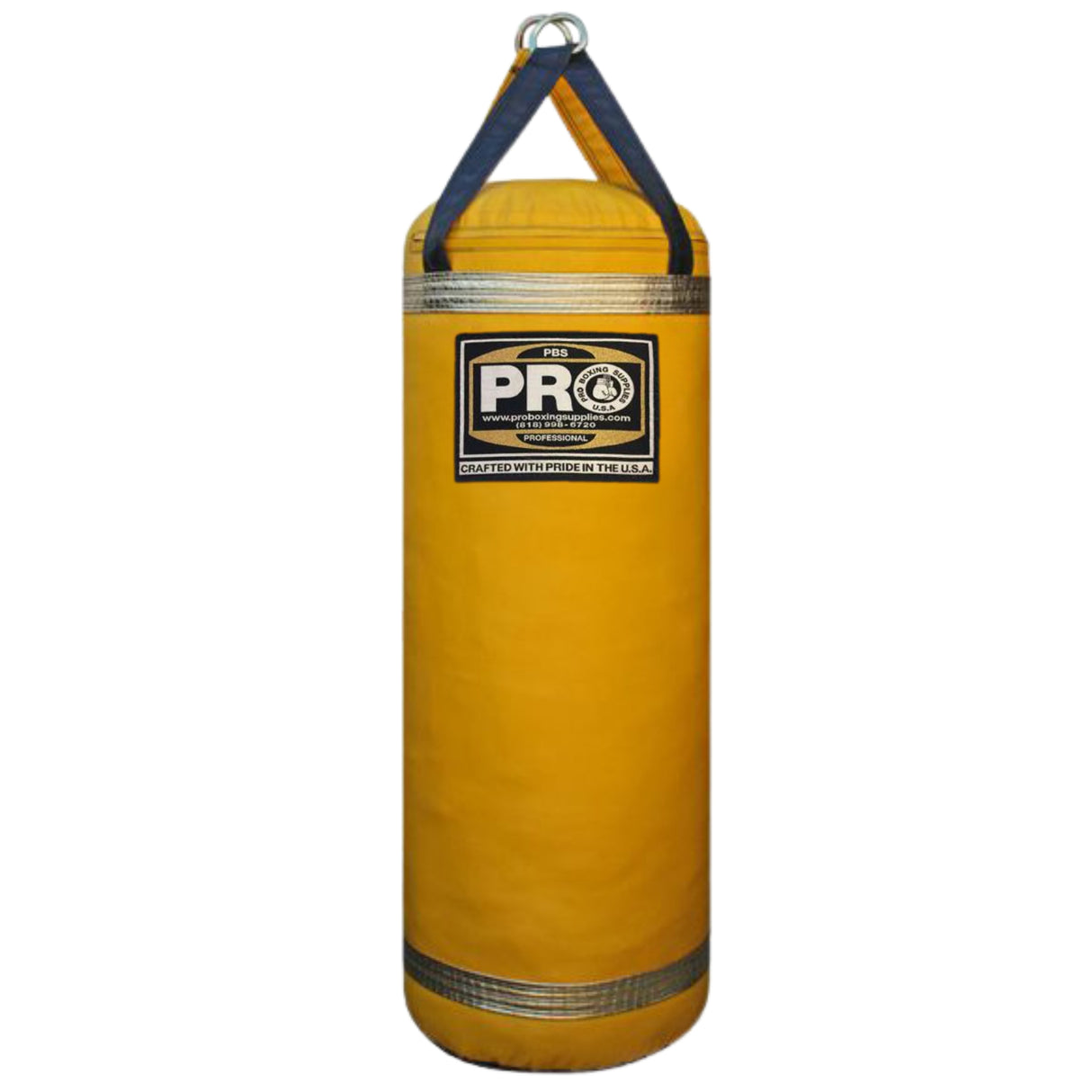 ProBoxing® Heavy Punching Bag (4.5 FT Tall) - Yellow & Black & Gold