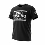 ProBoxing® Graphic T-Shirt – Made in USA Boxing Tee - Training Shirt (Black)