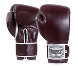 (NEW) Casanova® Boxing Professional Hook & Loop Boxing Gloves - Burgundy