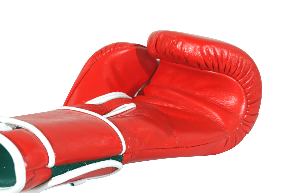 (NEW) Casanova® Boxing Professional Hook & Loop Boxing Gloves - Red