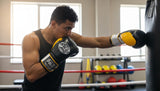 ProBoxing® Classic Leather Boxing Gloves - Training Gloves - Black & Yellow