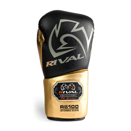 RS100 Professional Sparring Gloves - Black & Gold