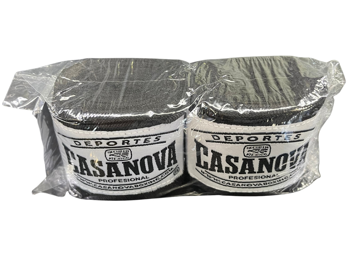 Casanova® Boxing Hand Wraps 180" - Black