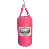 (NEW) Casanova® Punching Bag - Leather - (15 LBS) Pink