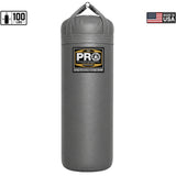 ProBoxing® 100 lbs Heavy Punching Bag - Grey