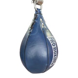 ProBoxing® Leather Speed Bag - Navy Blue