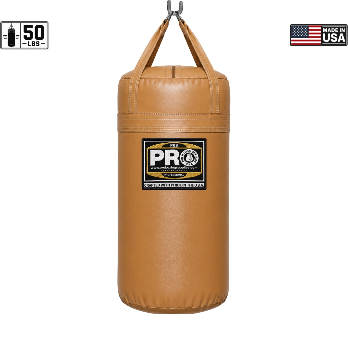 ProBoxing® 50 LBS Heavy Punching Bag - Red
