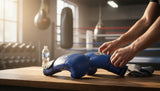 ProBoxing® Classic Leather Boxing Gloves - Training Gloves - Blue