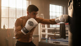 ProBoxing® Classic Leather Boxing Gloves - Training Gloves - White