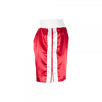 Cleto Reyes Satin Classic Boxing Trunks - Red/White
