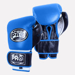 ProBoxing® Ultimate Hook and Loop Boxing Gloves – Blue/Black