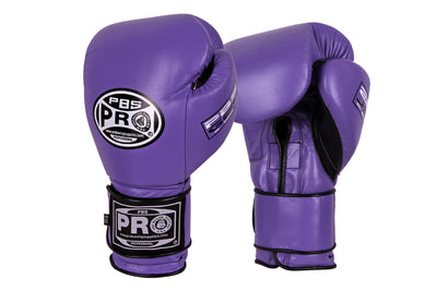 Pro Boxing® Series Gel Velcro Gloves - Purple