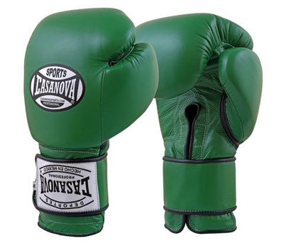 Casanova Boxing® Hook and Loop Training Gloves - GREEN