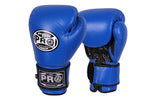 ProBoxing® Leather Thai Gloves -  Blue