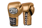 ProBoxing® Official Pro Fight Gloves - Metallic Gold