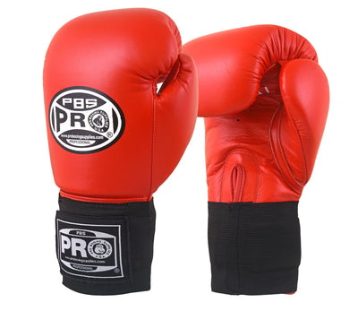 Pro Boxing® Amateur Competition Elastic Gloves - Red