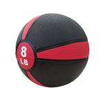 GYMPAK 8 LB MEDICINE BALL - RED