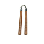 Chain Wooden Octagon Nunchaku