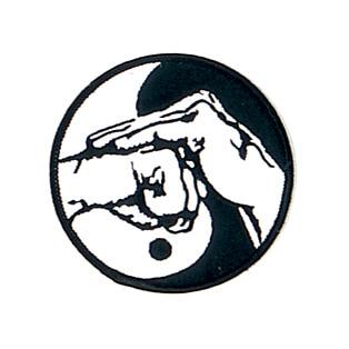 Hand Over Fist Ying Yang Patch