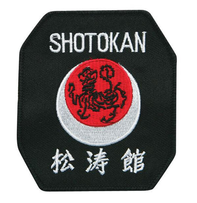 Black, White & Red Shotokan Karate Patch
