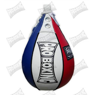Pro Boxing® Leather Speed Bag Red/White/Blue