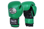 ProBoxing® Classic Leather Training Gloves - Green