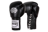 Casanova Boxing® Professional Lace Up Training Gloves - Black