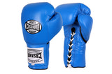 Casanova Boxing® Professional Lace Up Training Gloves - Blue